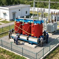 Transformateur sec triphasé à trois enroulements en alliage amorphe de type moulé en résine époxy 50Hz SC(B)H19-400 ~ 2500 Dyn11