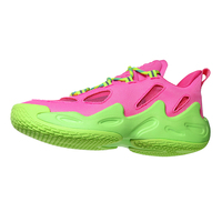 Chaussures de basketball populaires, respirantes, en maille, à lacets, semelle épaisse, sport, décontractées, course à pied, grandes tailles, doublure en maille, semelle intermédiaire en PU, caoutchouc