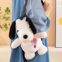 Sac à dos en peluche Snoopy, sac à dos en peluche Lollipop Doll, sac à dos en peluche de dessin animé