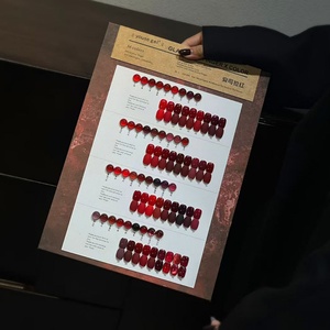 Hot Sale Red Series 36 Color Suit UV <b>Nail</b> <b>Gel</b> Distribution Display Board Professional <b>Nail</b> Supplier - Product Image 2