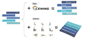 Tali latihan Yoga karet alam, tali latihan Fitness, peralatan olahraga elastis, lateks sutra, penahan layar untuk Olahraga - Product Image 5