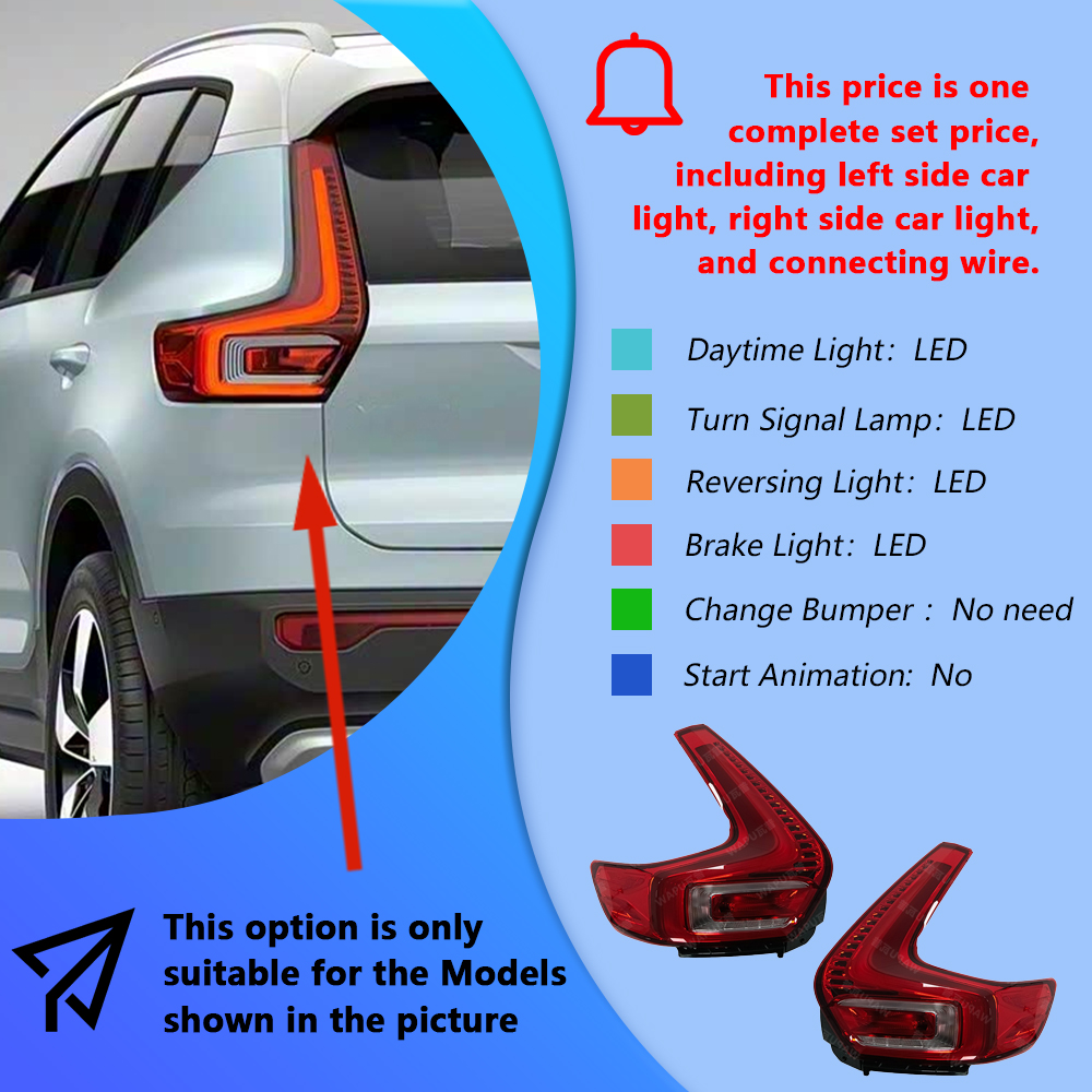 Juego de luces traseras