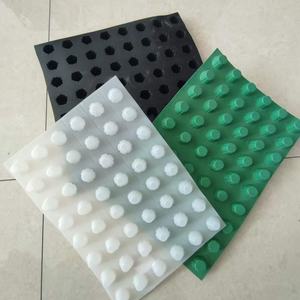 HDPE排水シート防水ディンプルプラスチックグリーン屋根排水ボードガーデンダムパーク底排水用 - Product Image 5