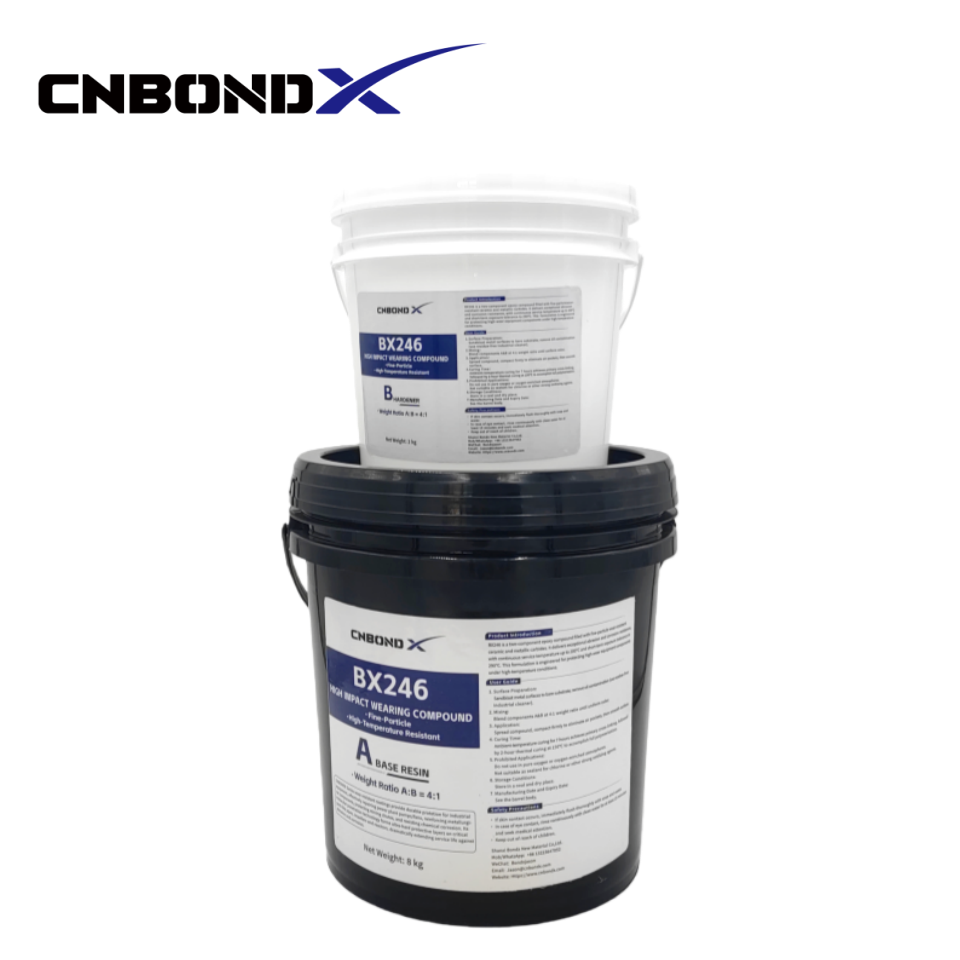 Chất làm kín epoxy chống ăn mòn 246 hai thành phần, chịu nhiệt độ cao, siêu chống mài mòn cho khai thác mỏ 10kg