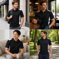 Chemise de golf pour homme personnalisée OEM avec logo imprimé par transfert thermique, protection UPF 50+, décontractée, respirante, pour le tennis, la randonnée et les voyages