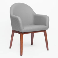 ZY-9032 nouvelle chaise de salle à manger moderne à cadre en métal et dos en cuir contreplaqué, adaptée aux cafés, aux études et aux bibliothèques