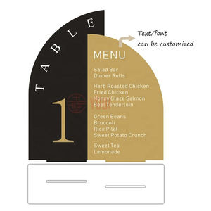 Signe de numéros de <span class=keywords><strong>table</strong></span> en acrylique Signe de numéro de siège transparent Fournitures de fête et de vacances Fournitures de décoration de carte de <span class=keywords><strong>table</strong></span> en acrylique de <span class=keywords><strong>mariage</strong></span> - Product Image 5