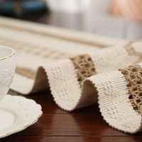 Nappe carrée en lin tissé bicolore à pompons, style simple, rayée, durable, écologique, anti-poussière, personnalisable, taille au choix