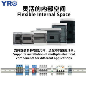 Caja de Conexiones Impermeable para Exteriores YRO, PCABS Rígido, 1-3 Filas, para Estaciones de Carga y Uso Doméstico - Product Image 3