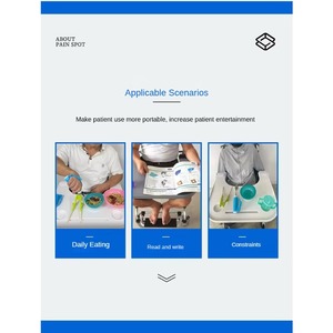 Paralysis Elderly Wheelchair Dining Table Patient Hospital Ward Nursing Bed Lifting <b>Computer</b> Folding <b>Desk</b> - Product Image 4