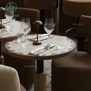 Juego de Mesa <span class=keywords><strong>y</strong></span> Sillas de Diseño Moderno <span class=keywords><strong>para</strong></span> Cafetería, <span class=keywords><strong>Taburetes</strong></span> de Restaurante Tapizados en Tela <span class=keywords><strong>para</strong></span> Hostelería Comercial - Product Image 6