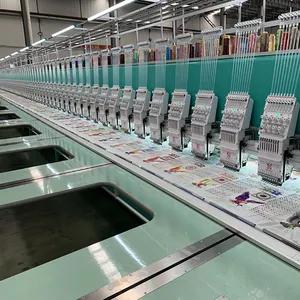 Высокоскоростная кружевная вышивальная машина Shenshilei, компьютеризированная многоголовочная вышивальная машина