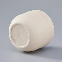 Pot en plastique PP de 10 à 500 ml, couleur blanc mat, beige, marron, au toucher doux, pots à crème, cosmétiques, soins de la peau, pot à beurre corporel, pot PP à large ouverture