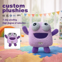 Juguete de Peluche Personalizado de Dibujos Animados para Niños, Precio de Fábrica, Crea Tu Propio Diseño, Peluche de Animal Relleno de Algodón PP