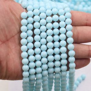 Stock <span class=keywords><strong>para</strong></span> la venta Cuentas de vidrio redondas originales de 8mm <span class=keywords><strong>Comprar</strong></span> cuentas con agujero Amarillo Verde rosa <span class=keywords><strong>para</strong></span> <span class=keywords><strong>pulseras</strong></span> Fabricación de joyas - Product Image 3