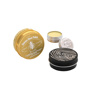 Screen Printing Natural <b>Wax</b> Aluminum Tin Container with Leakproof <b>Seal</b> for Beeswax Food Wrap and Wood Polish Kit Wholesale - Product Image 1