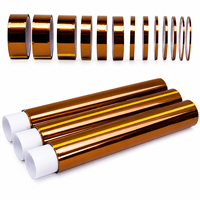 Ruban adhésif doré PI Gold Finger PVC PCB SMT pour l'électronique, isolation électrique haute température, masquage, protection de soudure, silicone