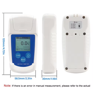 Sugar meter fruta doçura <span class=keywords><strong>tester</strong></span> melão açúcar concentração contagem brix meter refratômetro - Product Image 3