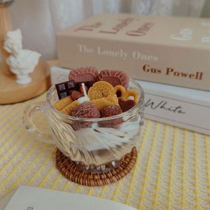 เทียนหอมทำจากแก้วใส่เครื่องดื่ม2024กำหนดเองได้สินค้าใหม่ของตกแต่งบ้านขี้ผึ้งถั่วเหลืองเจลลี่ขี้ผึ้งของขวัญใหม่ - Product Image 2