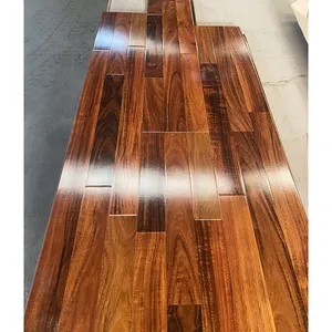 ALISBA three stripe U groove high glossy laminate flooring wood flooring