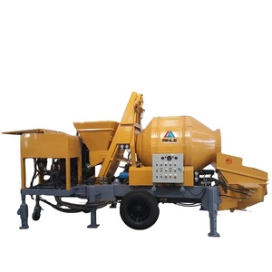 Pompe à béton mobile diesel Minle C3 avec mélangeur continu, portée verticale de 120 m et portée horizontale de 500 m, productivité de 30 m/h - Product Image 6