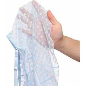 Ensemble de pyjama en maille transparente pour femmes personnalisé avec nœud papillon et imprimé cœur, lingerie 2 pièces sans manches, vêtements de nuit respirants - Product Image 4