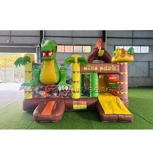 Mới phổ biến ngoài trời Inflatable trẻ em Bouncer khủng long thương mại lâu đài bouncy Inflatable với trượt - Product Image 3