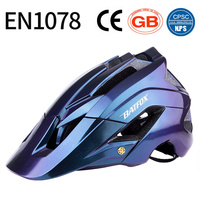 Casque de vélo de montagne CPSC EN1078 CE, réglable, pour adultes et jeunes, avec visière amovible, léger, pour le cyclisme VTT