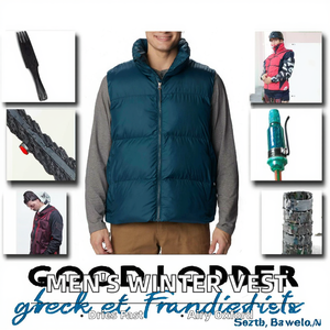 Chaleco de Invierno Informal para Hombre BLACK SMITH BROTHERS, Transpirable, de Secado Rápido, 300g, Oxford, Sin Mangas, Acolchado - Product Image 2