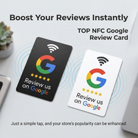 Tarjeta DE REVISIÓN DE Google sin contacto NFC Tarjeta DE REVISIÓN DE Google aprovechable, lleva instantáneamente a los clientes a revisar la tarjeta de Google