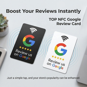 Scheda di revisione Google tappabile NFC Contactless scheda di revisione Google, porta immediatamente i clienti a recensire Google Card - Product Image 2