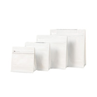 Sacs en plastique personnalisés imprimés, sécuritaires pour les aliments, avec fermeture éclair, 500 g, pour sel de table, pochette verticale avec zip