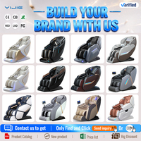 Fauteuil de massage électrique 8D à gravité zéro, le meilleur de Chine, en cuir PU, pour salon, massage corporel complet, pétrissage des tissus profonds 2026, compression d'air 360°, Foshan