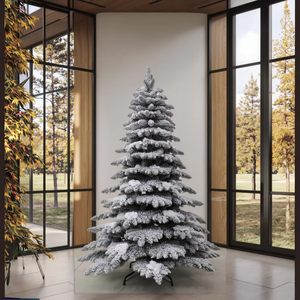 <span class=keywords><strong>Sapin</strong></span> alpin artificiel avec tronc en bois véritable et lumières LED bicolores pour la <span class=keywords><strong>d</strong></span>écoration de la maison, du bureau et des fêtes, plusieurs tailles - Product Image 2