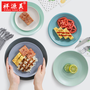 Xiangyuanmei Nordic <b>melamine</b> tableware <b>plates</b>, popular restaurant <b>plates</b>, restaurant dishes, hot pot restaurant <b>plates</b>, dinner - Product Image 3