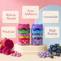 Aimo Momo Bear Lychee Bakkerij Snack Zoete Smaak Koekjes 14 Gram. Groothandel Fabrikant. OEM-aanpassing. Merkvoorraad.
