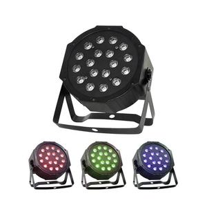 Producto Popular: Luz LED Par RGB 3 en 1 de 18x3w con Control DMX y Sonido, Mini Luz LED Par - Product Image 1