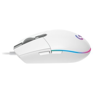 เมาส์เกมมิ่งจีซีรีส์ G203 ไลท์ซิงค์แบบมีสายสีขาว 910 005797 - Product Image 5