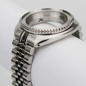 Correa de Reloj de Acero Inoxidable 316L de Cinco Eslabones, Diseño Personalizado OEM, Resistente y Sólida, 22mm, Tipo Jubilee, para Relojes - Product Image 5