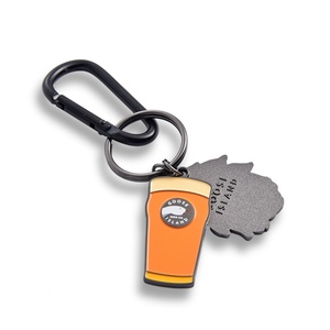 Porte-clés en métal tendance, souvenir, cadeau, promotion, vente chaude, tasse à café, thé au lait - Product Image 6