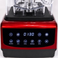 Blender programmable à commande tactile avec minuterie, broyeur de glace, blender pour boissons glacées, multifonction pour smoothies et milkshakes