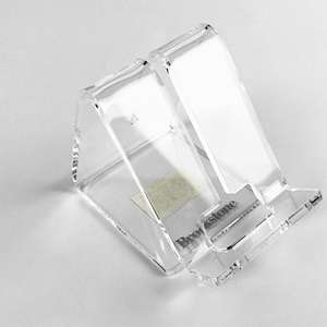 Soporte acrílico transparente para <span class=keywords><strong>teléfono</strong></span> móvil personalizado, altura plana, aumento de escritorio, soporte perezoso con maceta, características de uso, estante de almacenamiento - Product Image 6