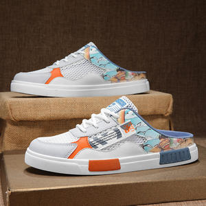 Summer men's <b>half</b>-trousers with ponytail-style shoes cross-border large size with open design breathable low heel sports shoes - Product Image 3