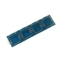 Modul Kontrol MCU 4-in-1 Tampilan dan Pengiriman Garis 5P MAX7219 Modul Matriks Titik Merah/Biru/Hijau