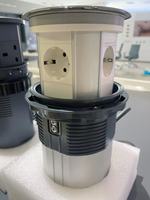 KLASS Pop-up-Buchse für die Küche Versteckter Tisch schalter Motorisiertes Heben UK EU US-Standardst ecker USB-C schnelles kabelloses Laden