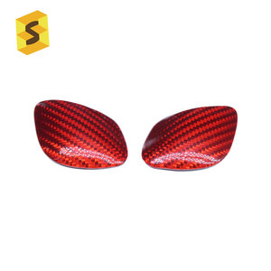 Accessori per <span class=keywords><strong>auto</strong></span> in carbonio ES copri pomello del cambio in fibra di carbonio per finiture interne per <span class=keywords><strong>auto</strong></span> Volkswagen - Product Image 4
