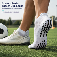 Chaussettes de football antidérapantes pour équipes de football, marque privée avec contrôle qualité et spécifications
