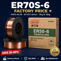 Fil de soudage MIG ER70S-6 1,2 mm 0,8 mm 15 kg 5 kg Alambre Soldadura Arame De Solda MIG Wire ER70S-6 Fabricant Usine Chine
