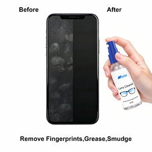 Nettoyant liquide pour lunettes, écrans <span class=keywords><strong>de</strong></span> caméra et lentilles avec chiffon en microfibre et spray nettoyant - Product Image 4
