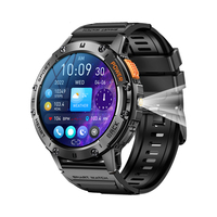 Excelente visibilidad K65 Reloj inteligente para exteriores Pantalla AMOLED Ip68 Impermeable Ritmo cardíaco SpO2 Seguimiento Fitness y monitoreo de salud